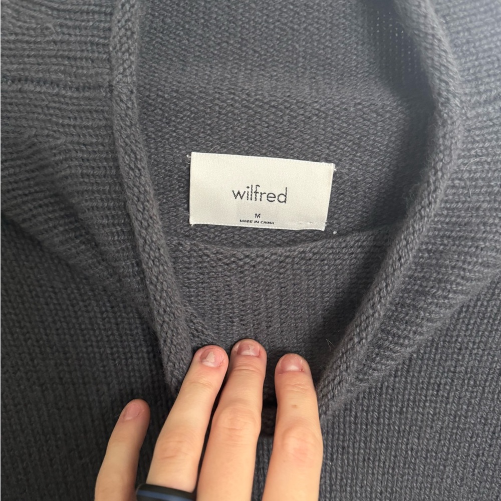 Aritzia Cowl Neck Oversized Sweater